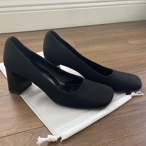 90’s PRADA chunky square toe heel, IT 38